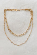 Big & Small Double Chain Link Necklace
